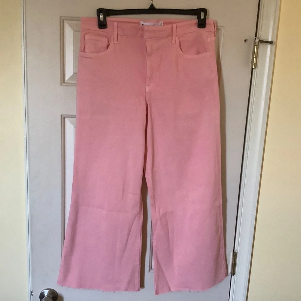 Frank & Eileen Galway Wide Leg Cropped Jeans Taffy SZ 32/12 - Picture 3 of 15